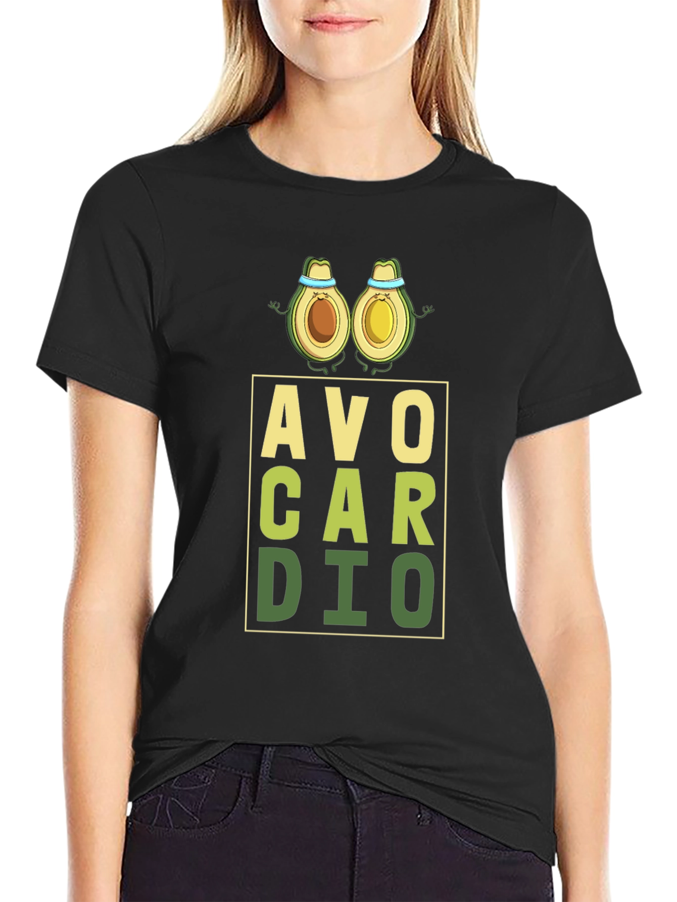 Avo Cardio T-Shirt - Workout Avocado Pun Tee