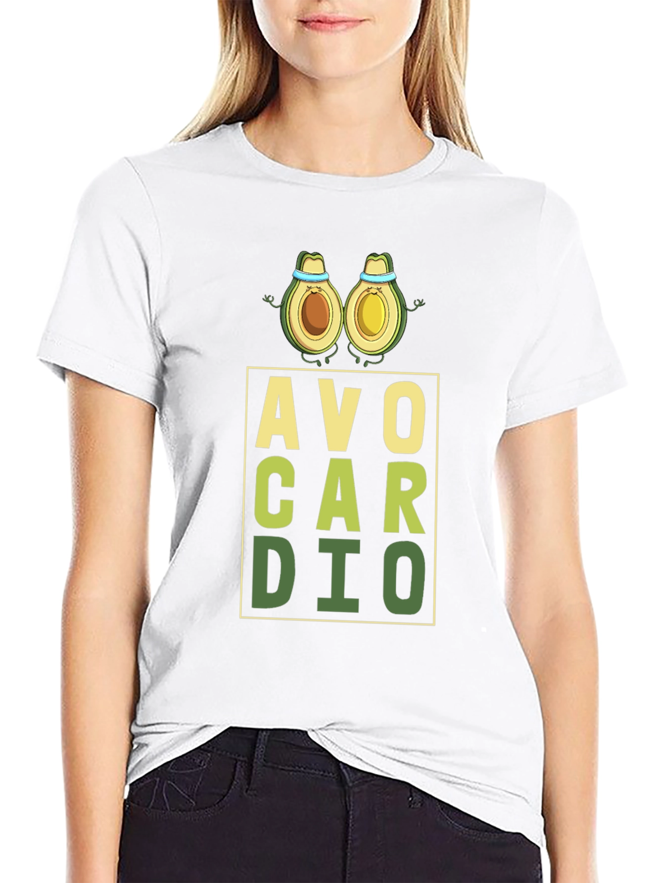 Avo Cardio T-Shirt - Workout Avocado Pun Tee