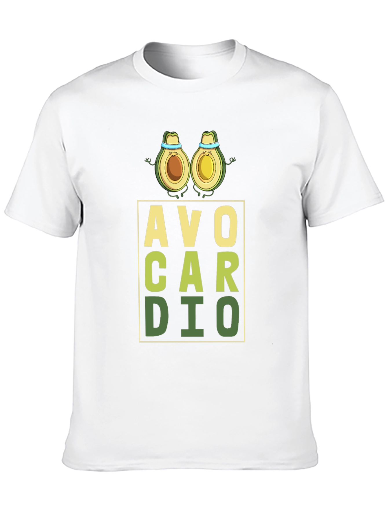 Avo Cardio T-Shirt - Workout Avocado Pun Tee