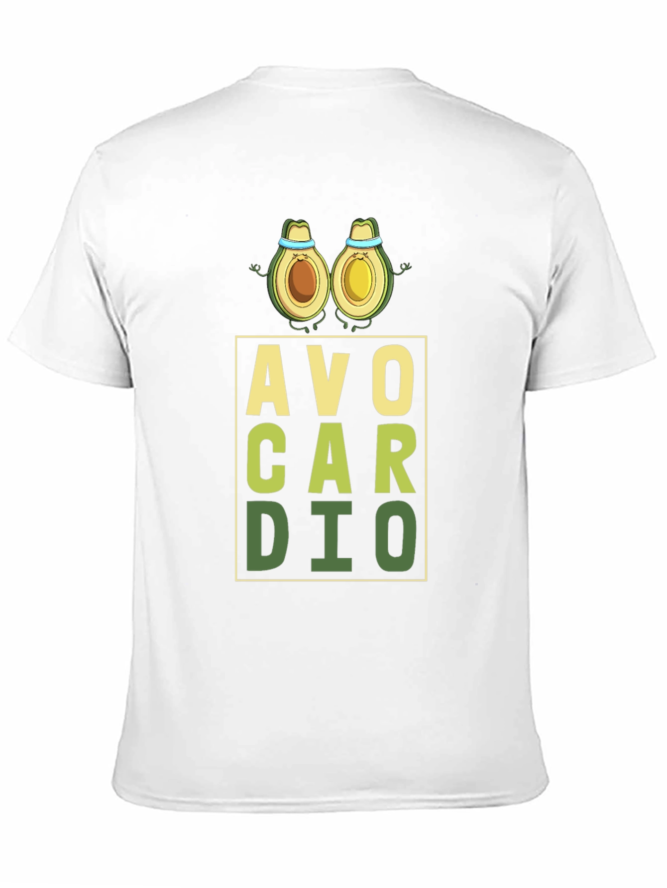 Avo Cardio T-Shirt - Workout Avocado Pun Tee