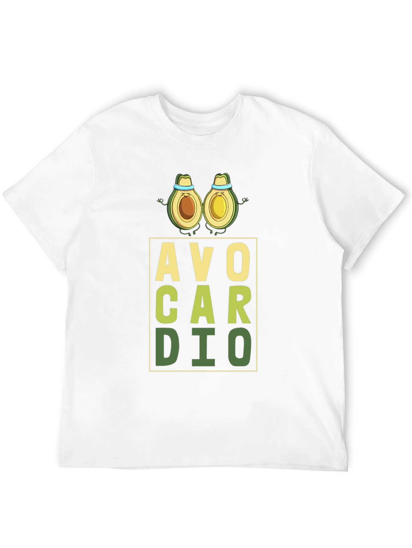 Avo Cardio T-Shirt - Workout Avocado Pun Tee