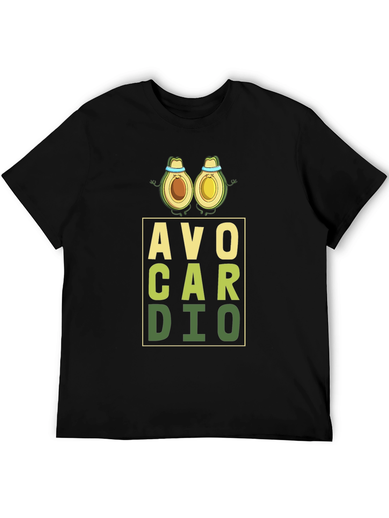 Avo Cardio T-Shirt - Workout Avocado Pun Tee
