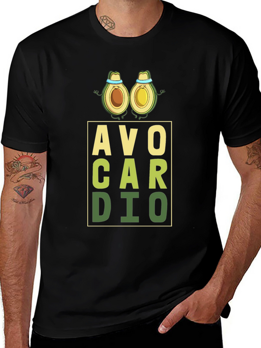 Avo Cardio T-Shirt - Workout Avocado Pun Tee
