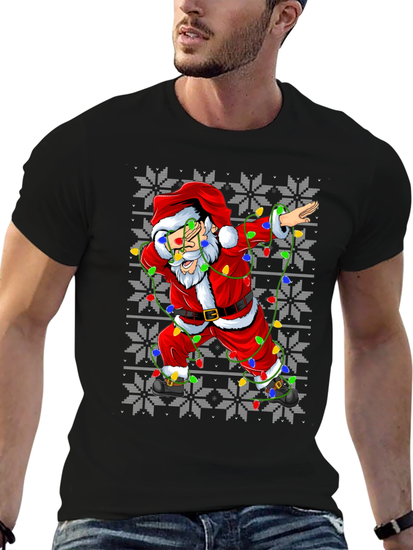 Dabbing Santa Christmas T-Shirt