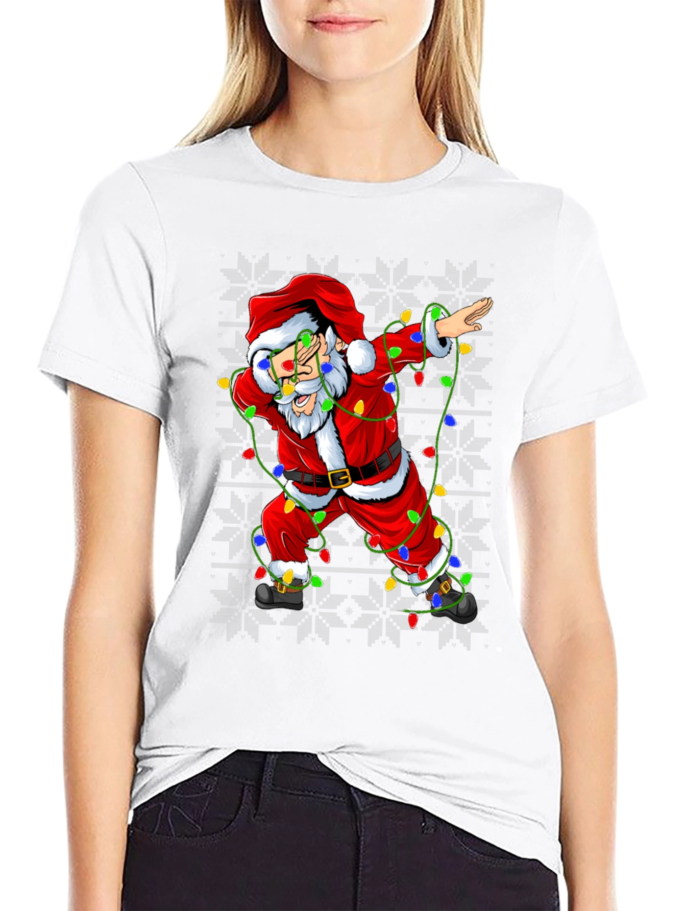 Dabbing Santa Christmas T-Shirt