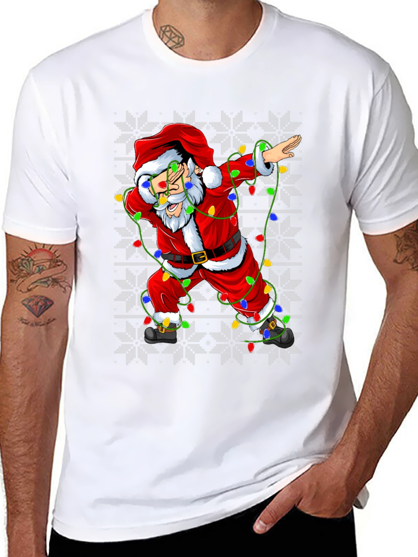 Dabbing Santa Christmas T-Shirt