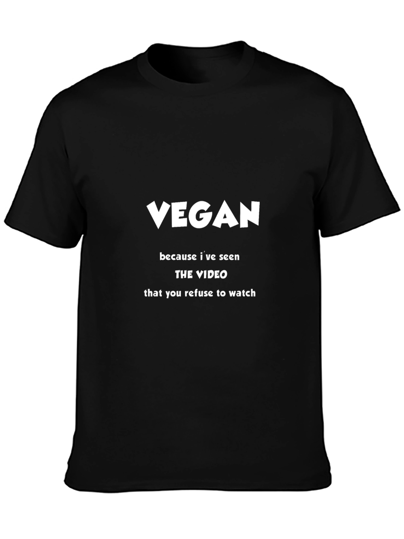 Vegan Video T-Shirt - Ethical Statement Tee