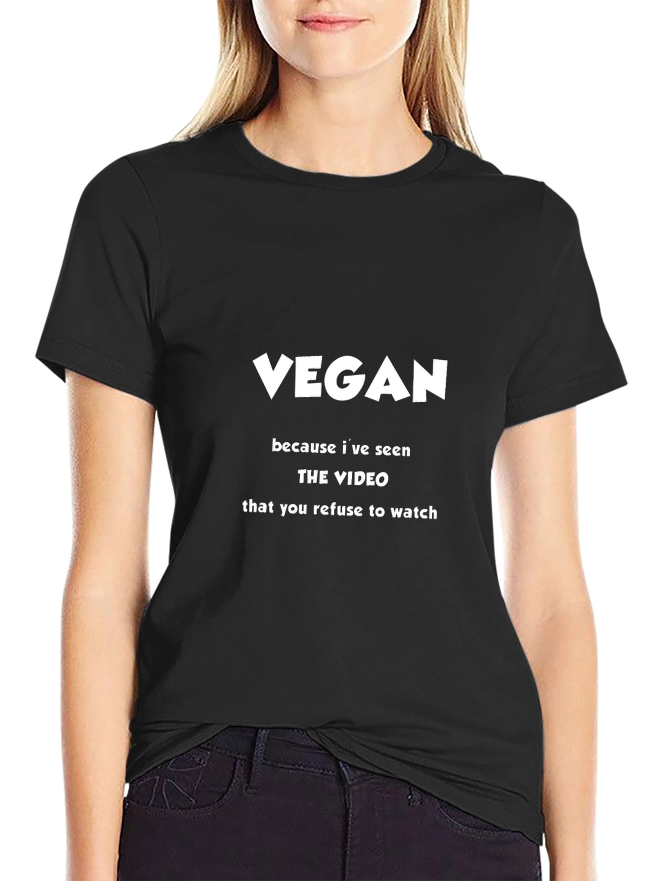 Vegan Video T-Shirt - Ethical Statement Tee