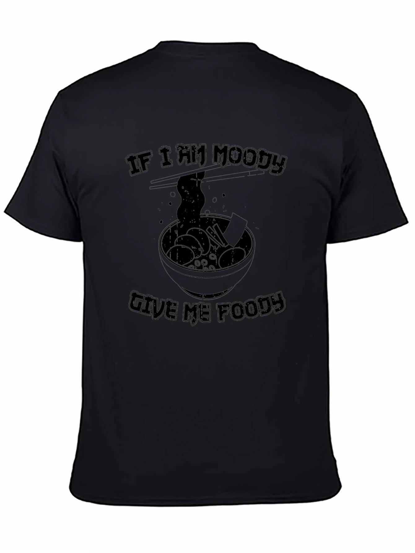 Moody Foodie Graphic Tee - Ramen Lover Shirt