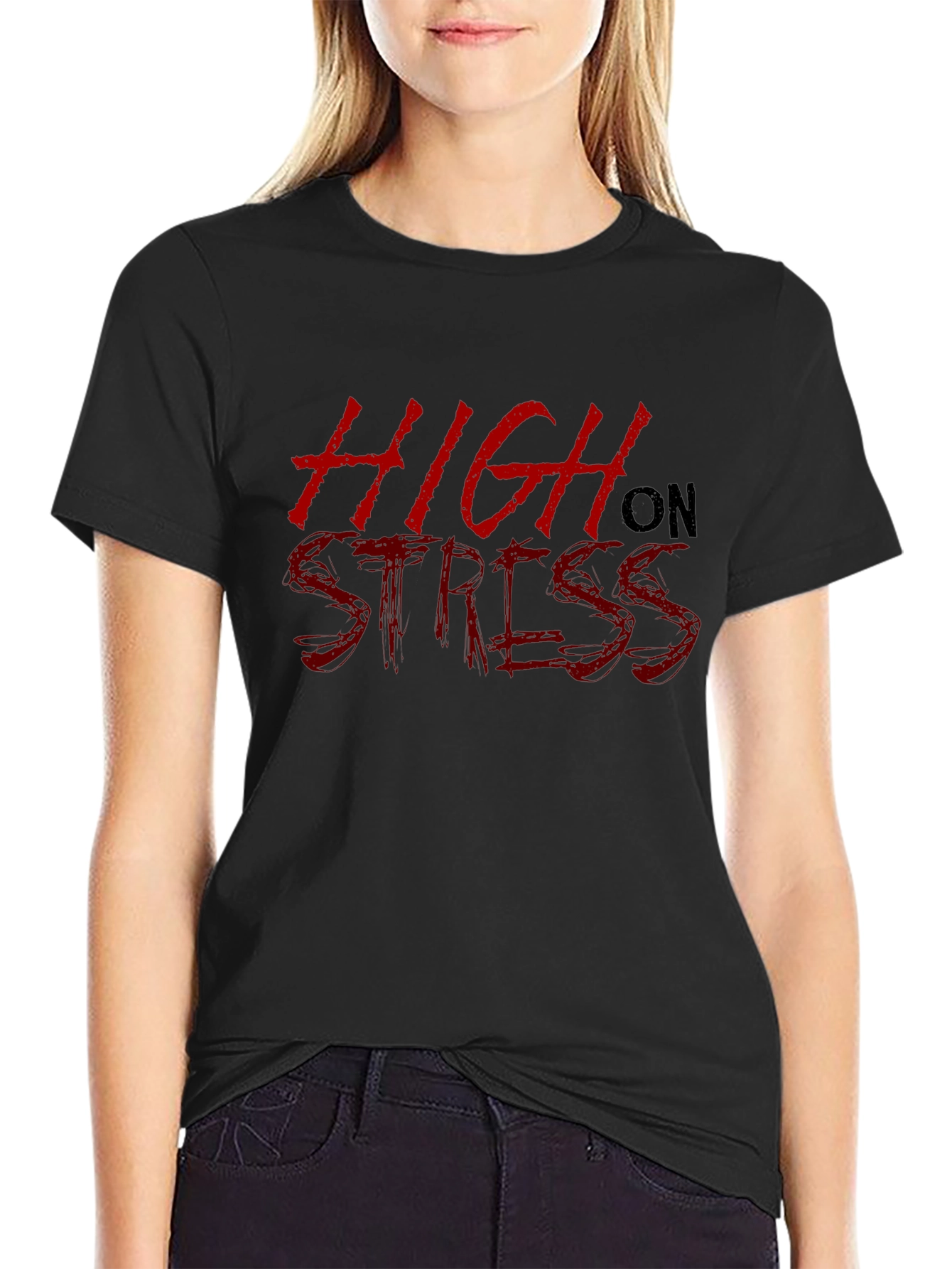 High On Stress Graphic Tee