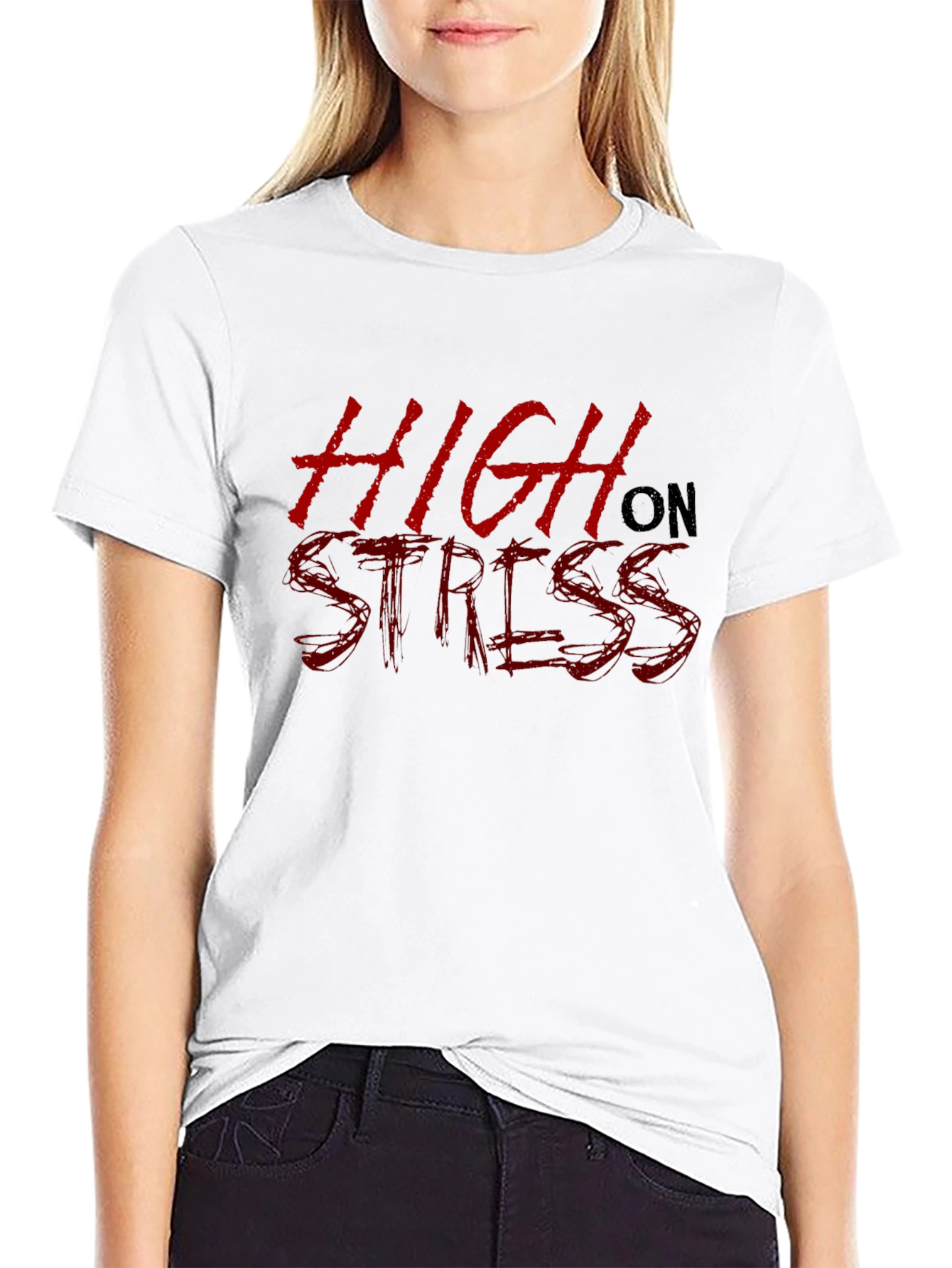 High On Stress Graphic Tee