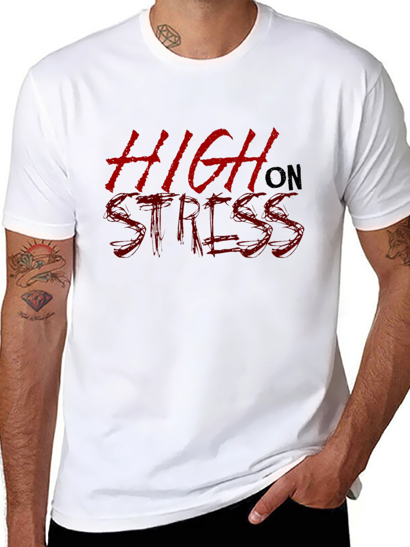 High On Stress Graphic Tee