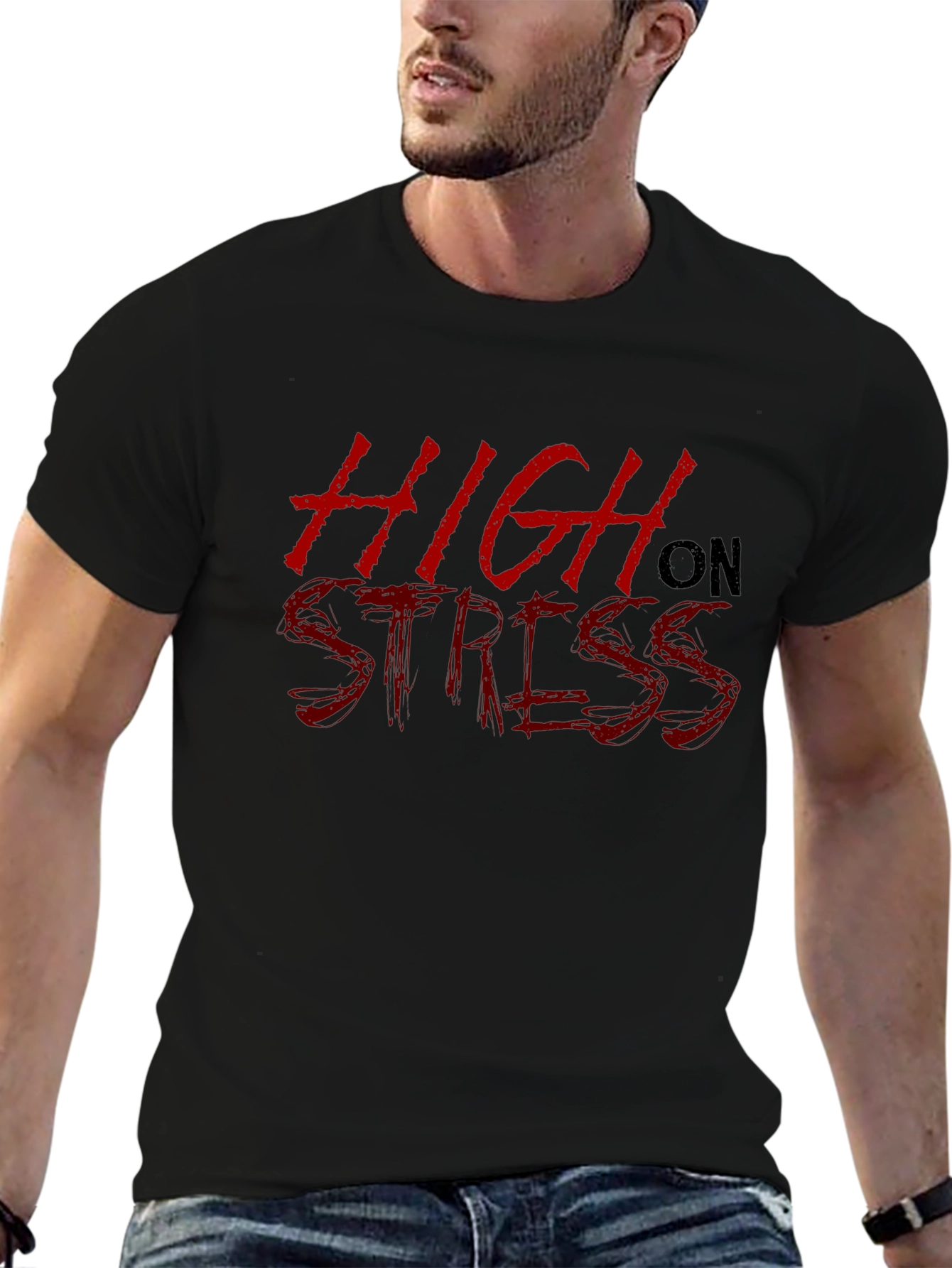 High On Stress Graphic Tee
