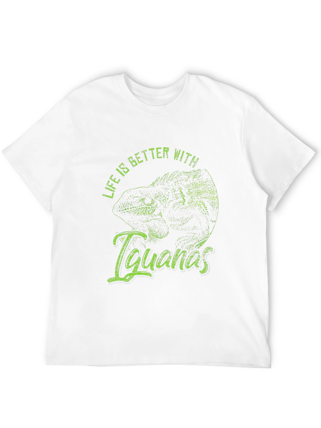 Iguana Graphic T-Shirt - Life is Better with Iguanas