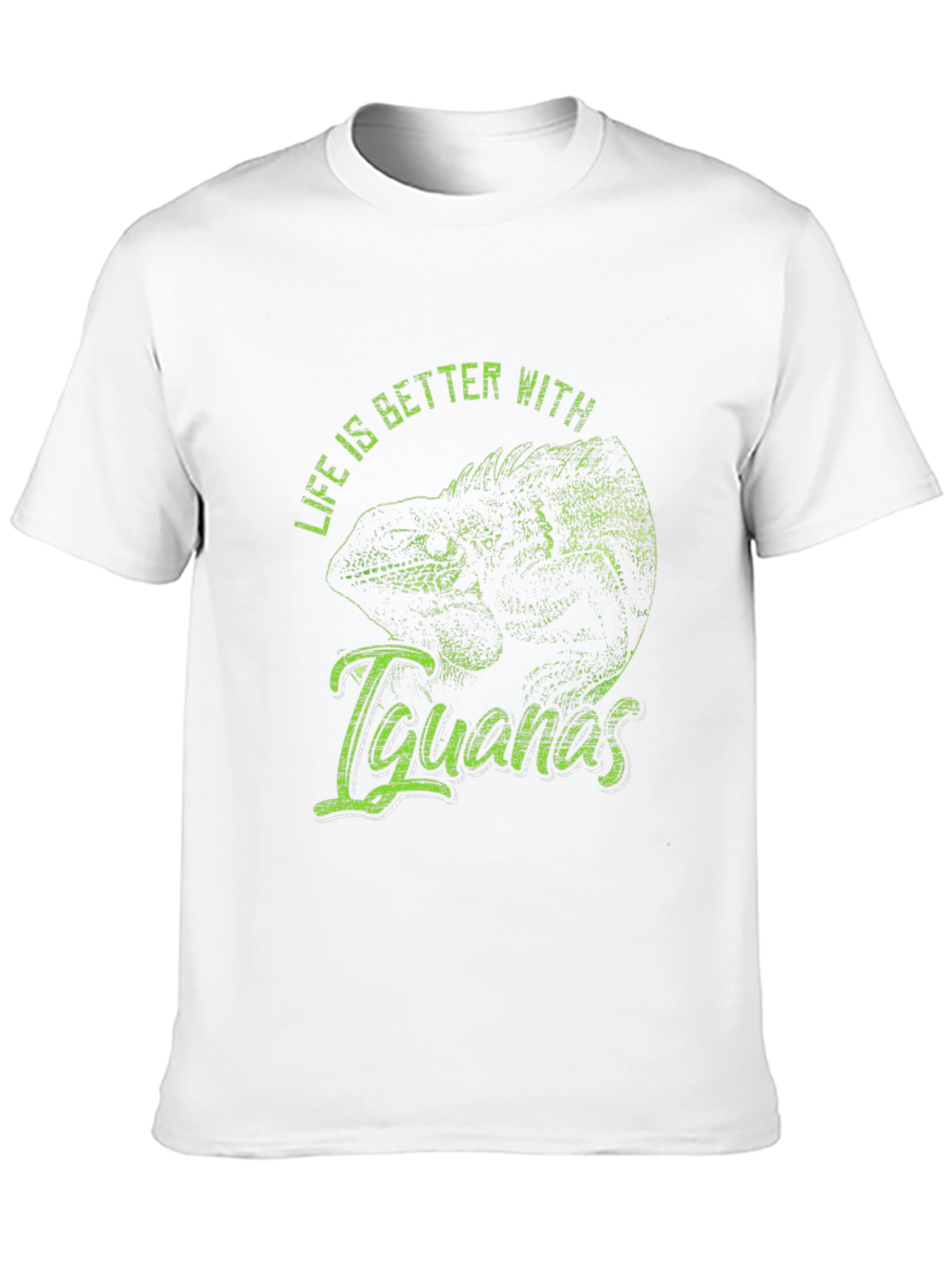 Iguana Graphic T-Shirt - Life is Better with Iguanas
