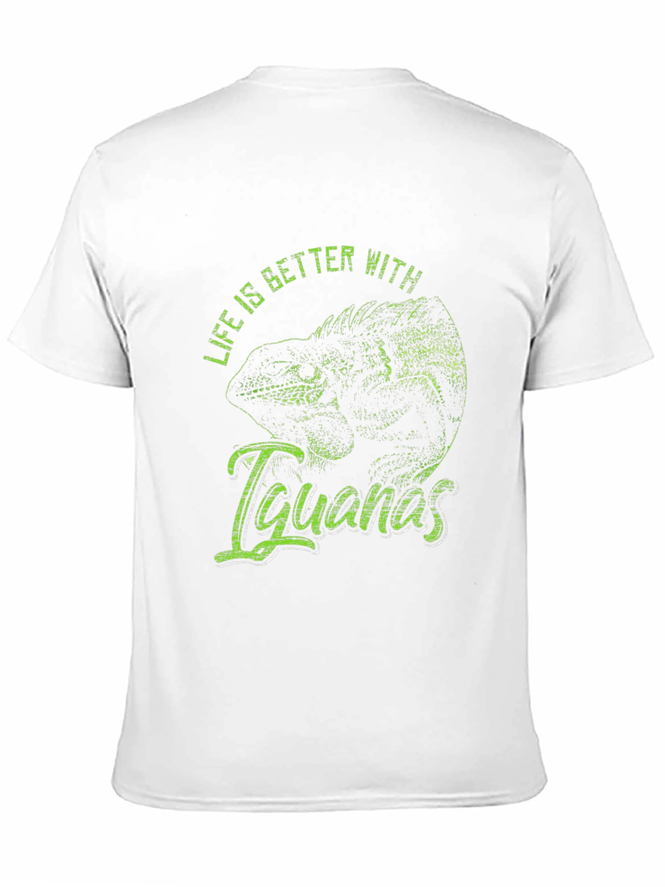 Iguana Graphic T-Shirt - Life is Better with Iguanas