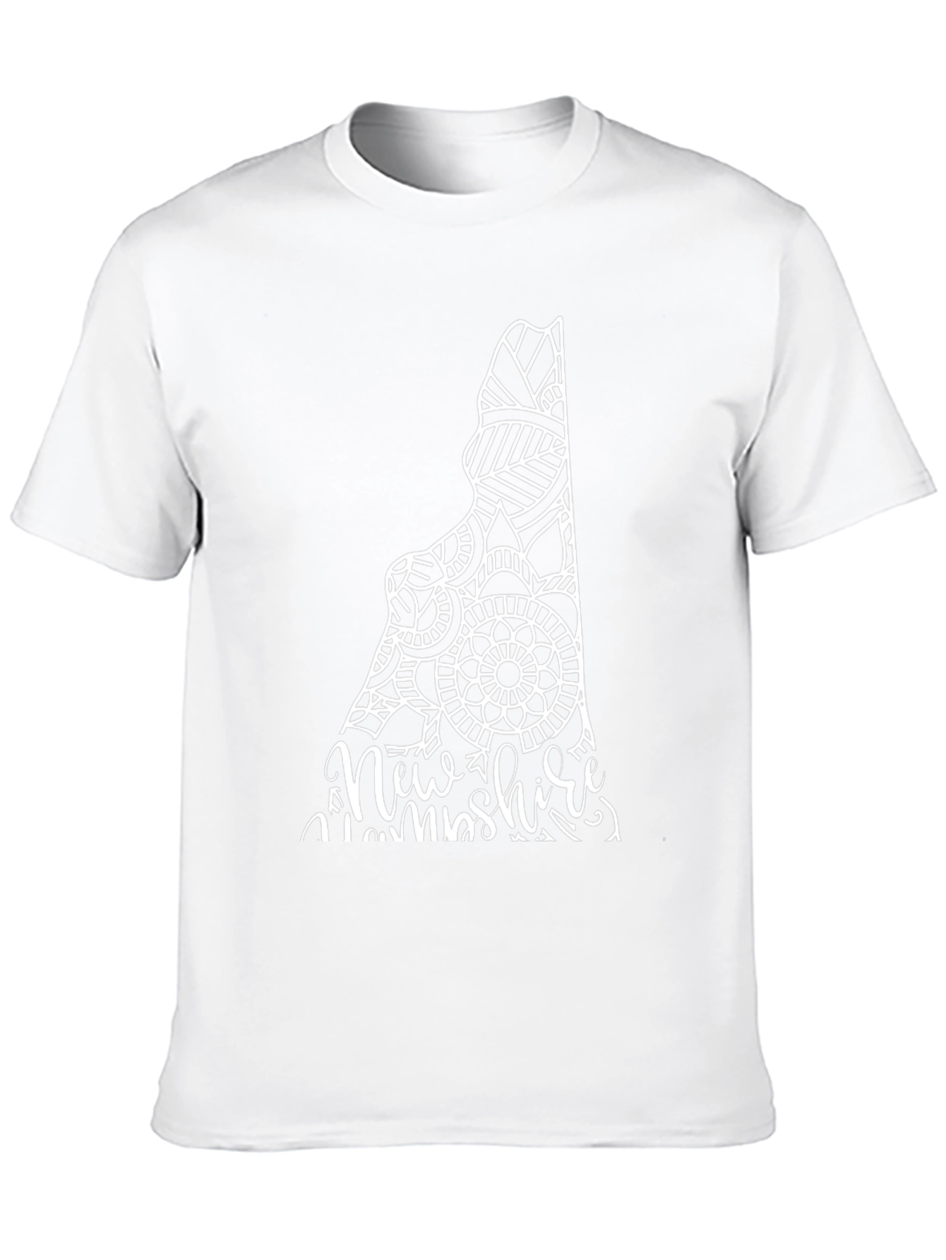 New Hampshire Mandala State T-Shirt