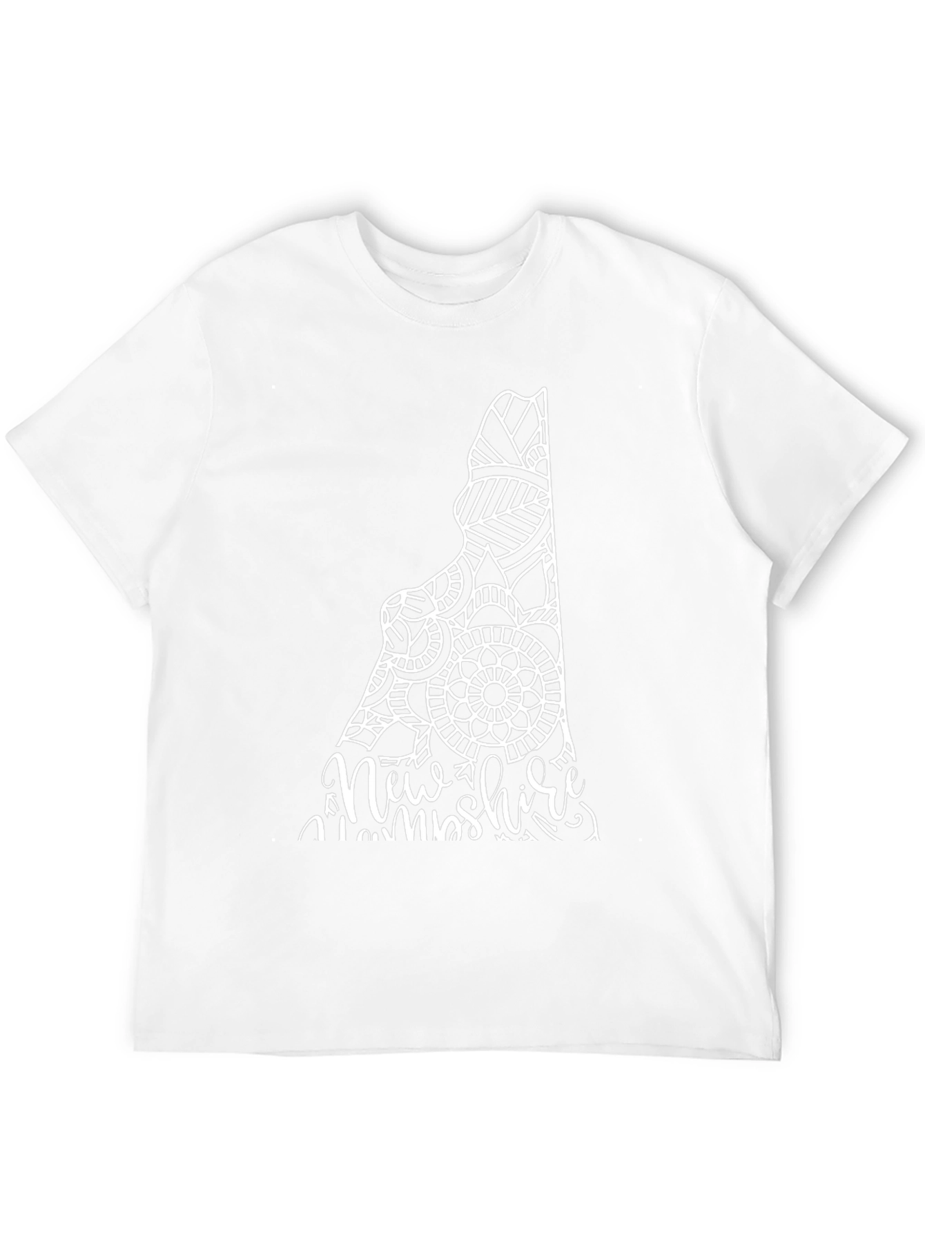 New Hampshire Mandala State T-Shirt