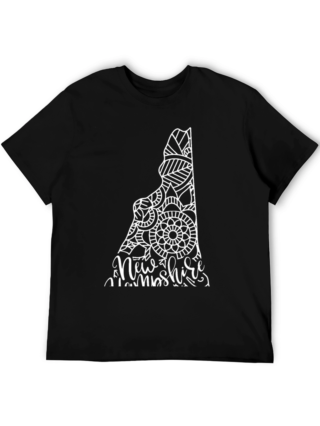 New Hampshire Mandala State T-Shirt