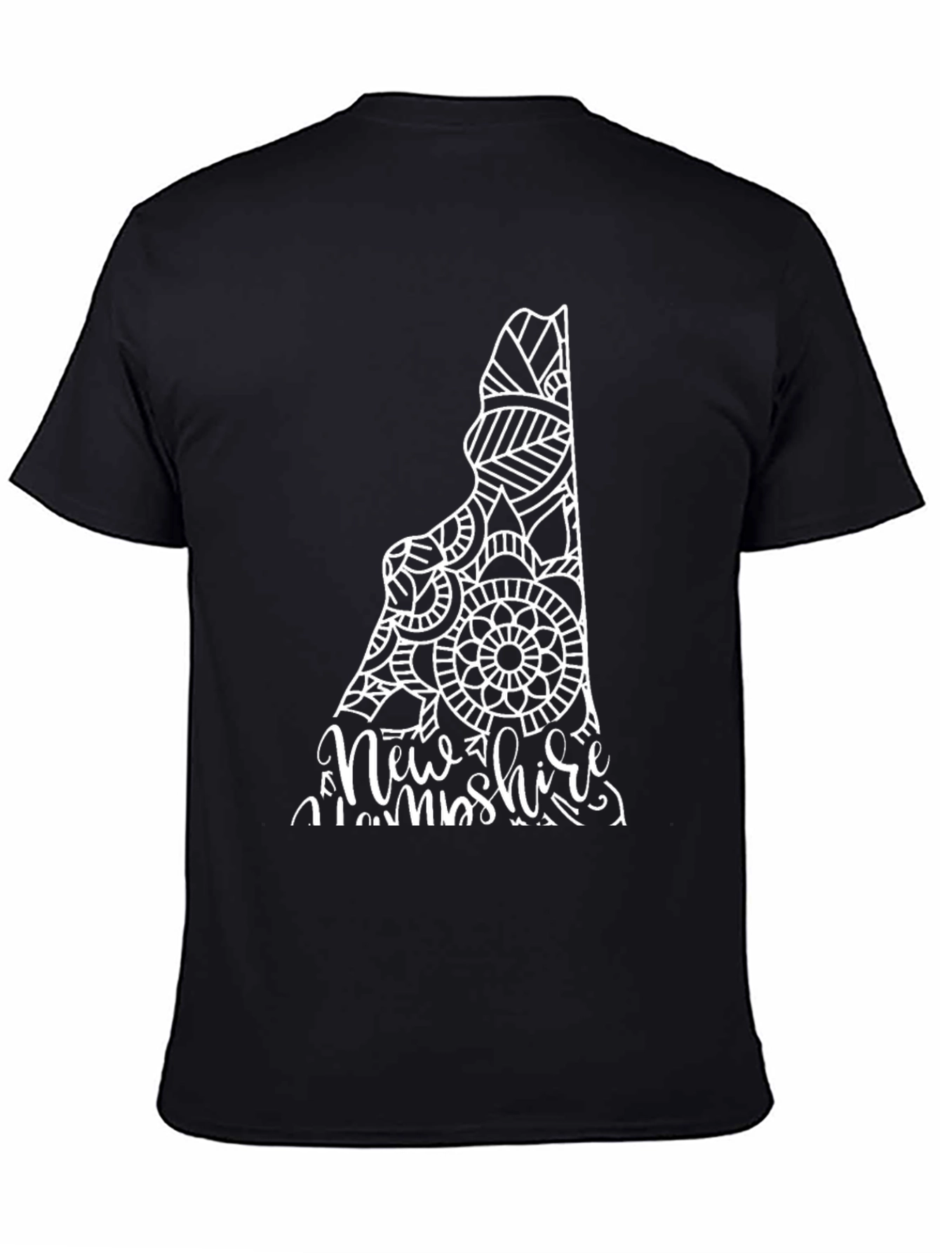 New Hampshire Mandala State T-Shirt