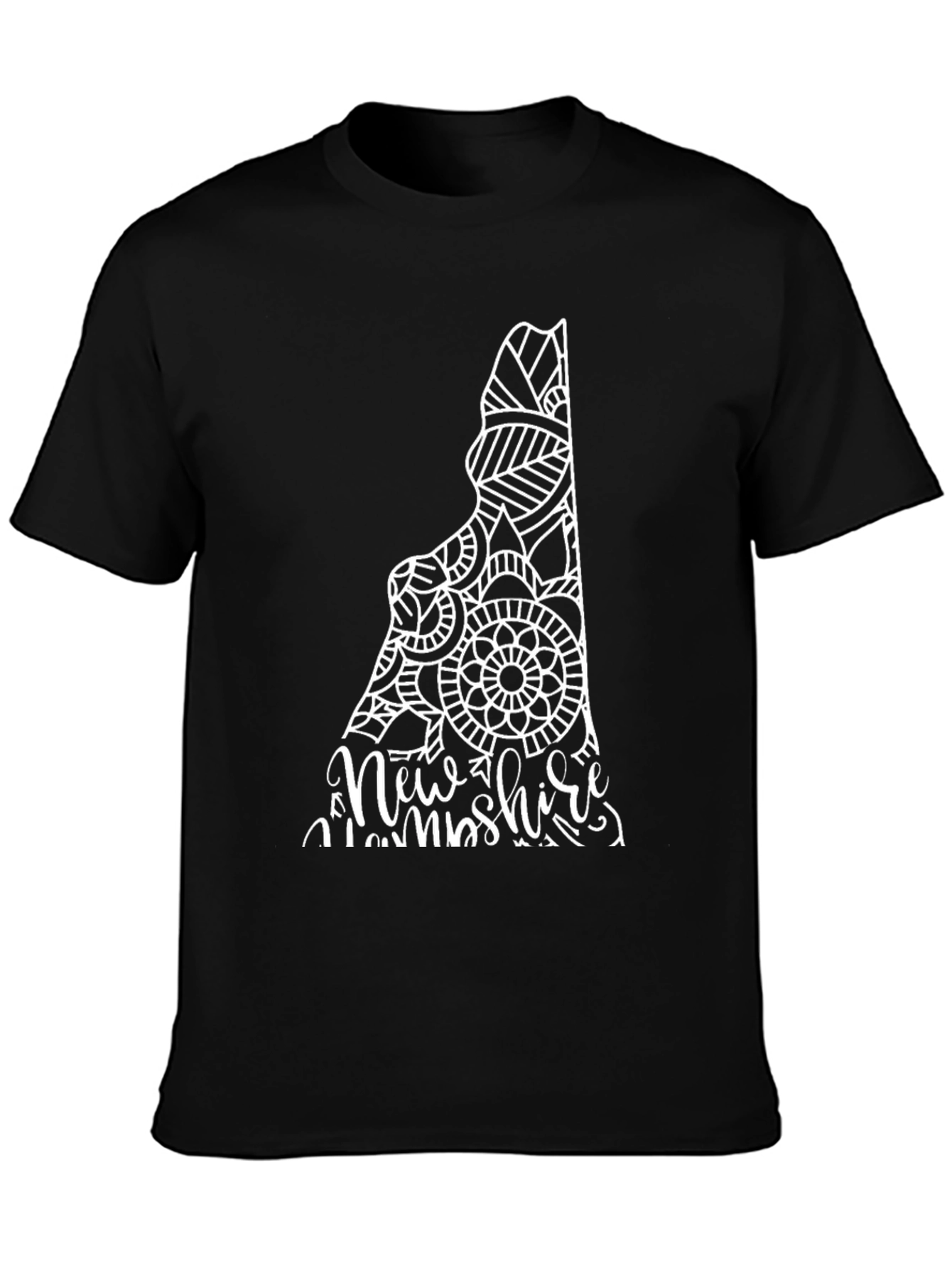 New Hampshire Mandala State T-Shirt
