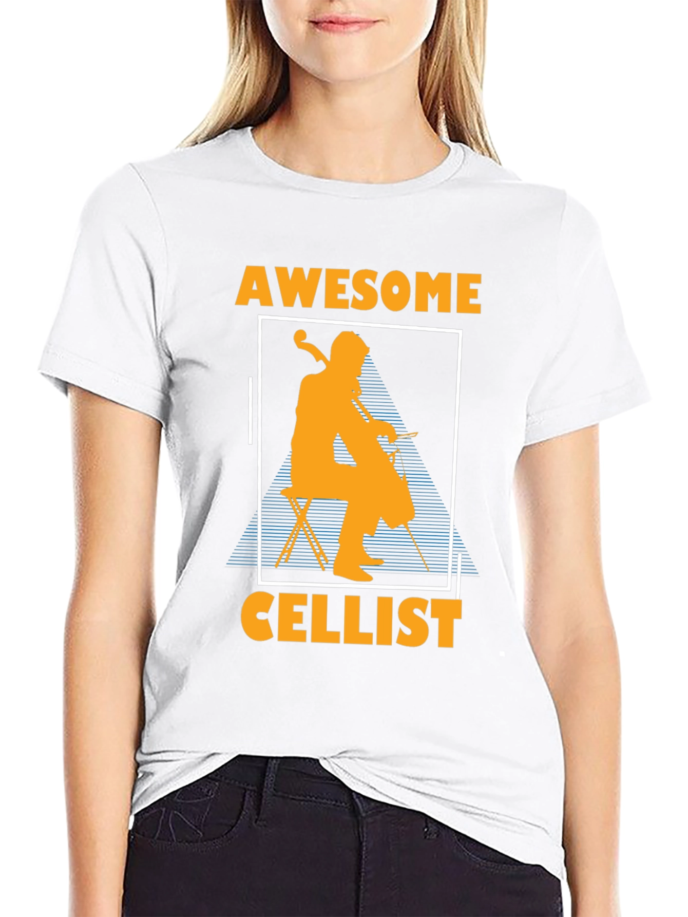 Awesome Cellist T-Shirt - Music Lover Tee