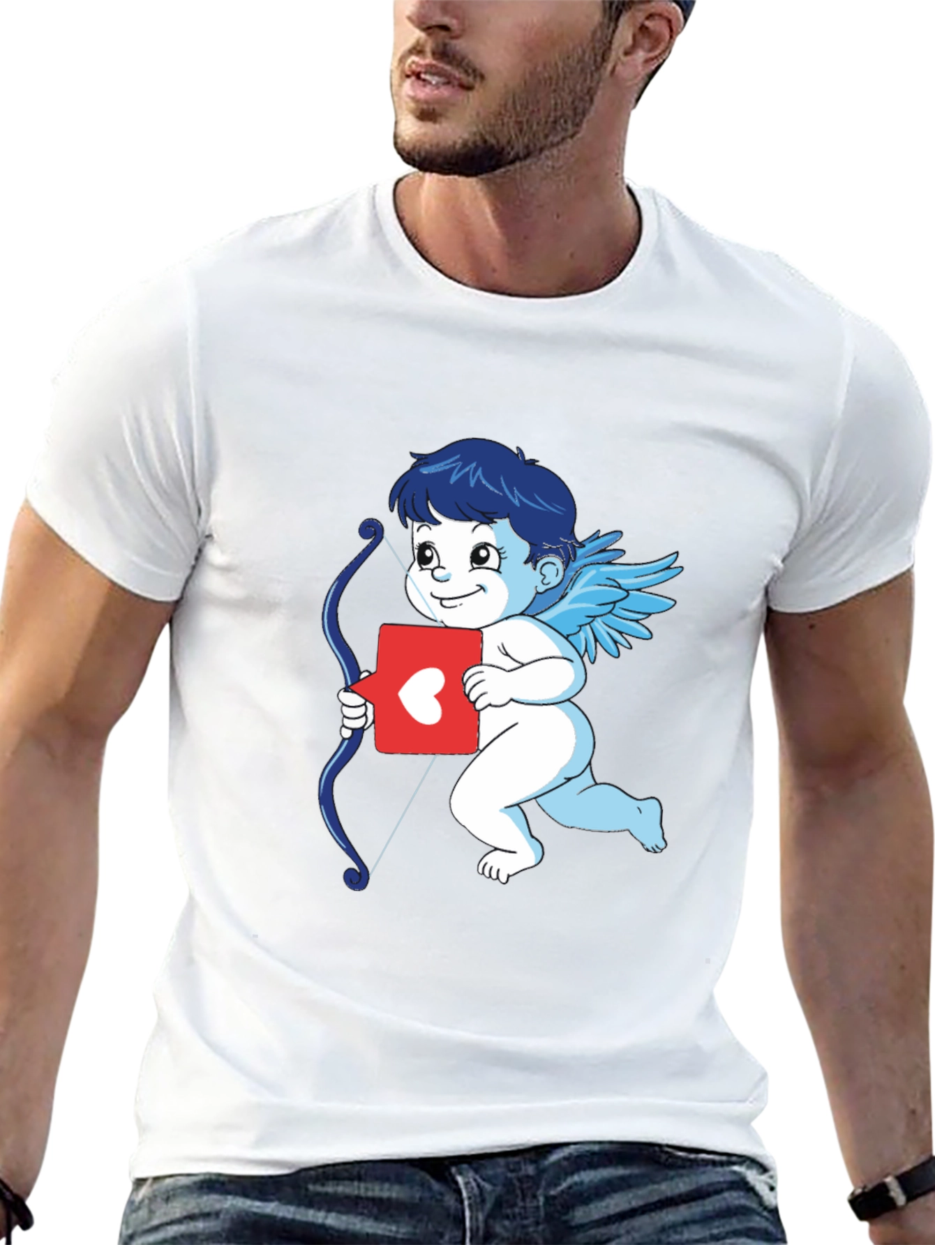 Cupid Graphic T-Shirt - Love & Arrows
