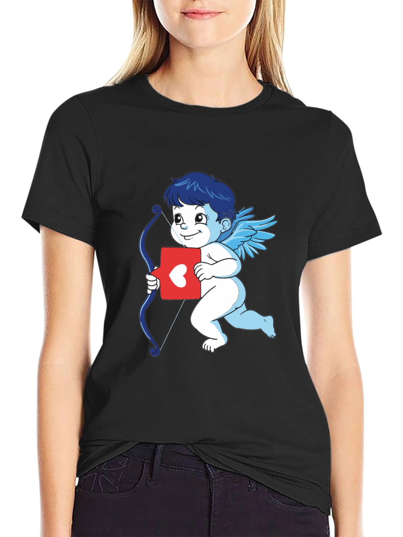 Cupid Graphic T-Shirt - Love & Arrows