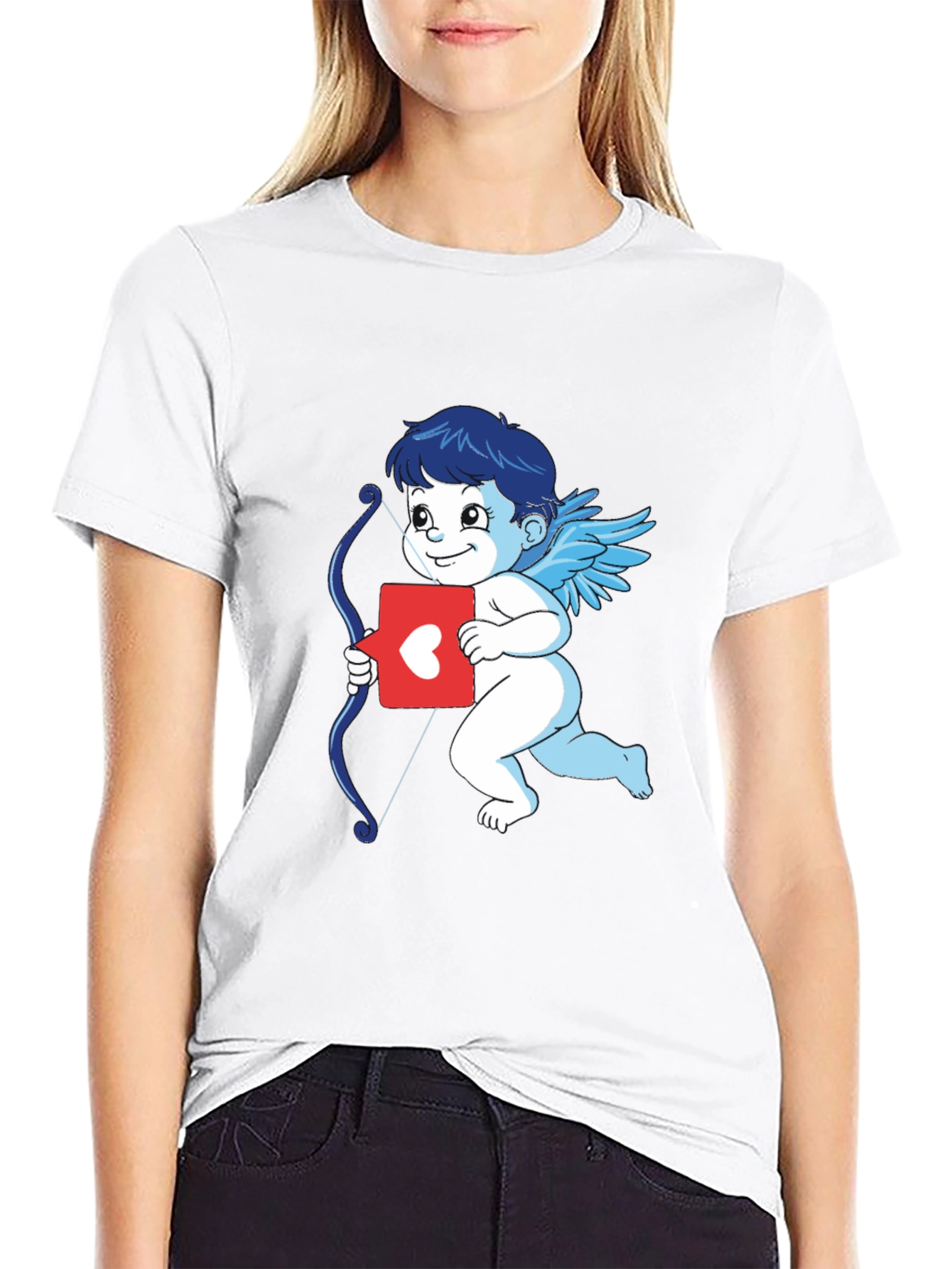 Cupid Graphic T-Shirt - Love & Arrows