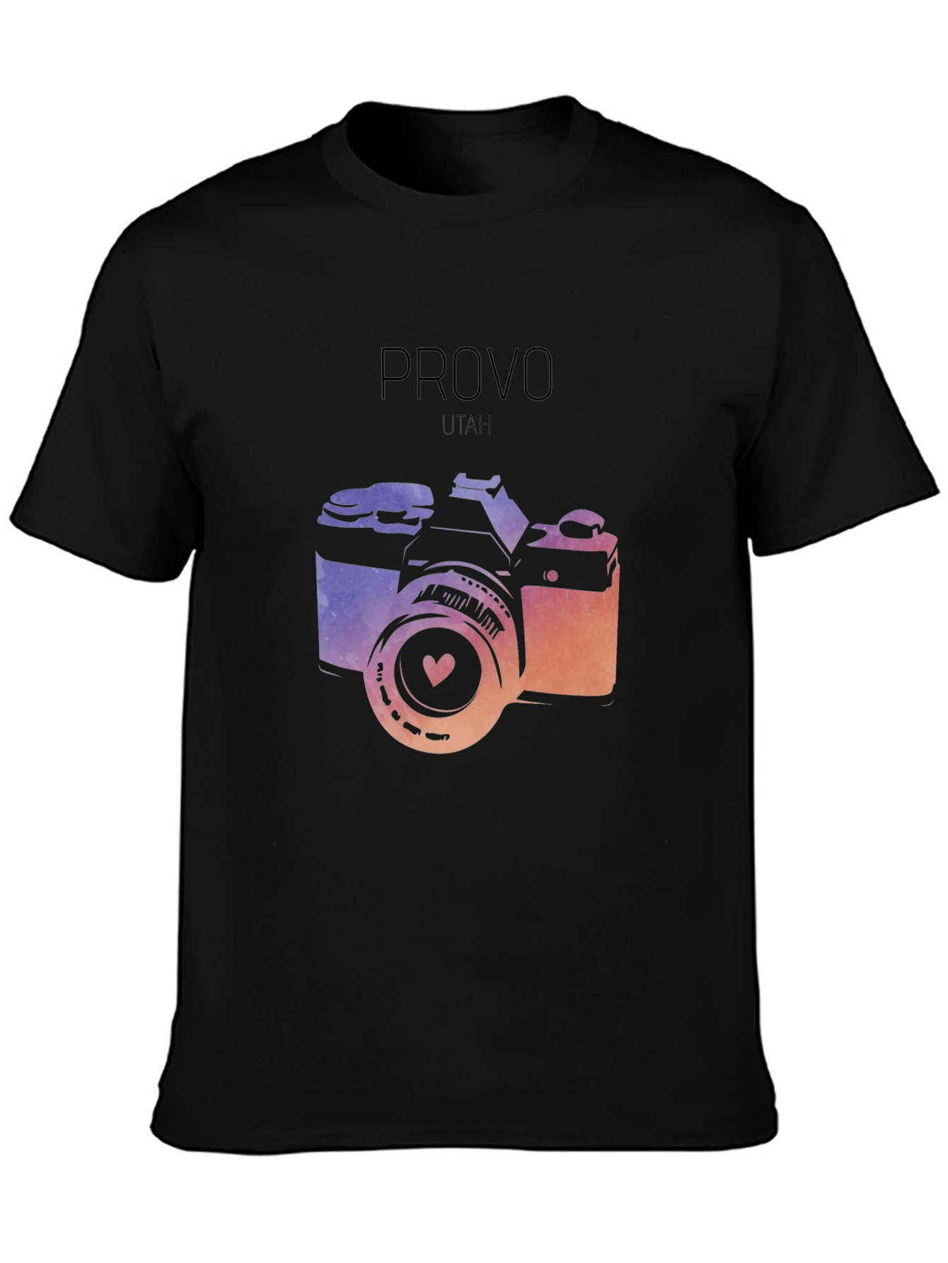 Provo Utah Camera Graphic T-Shirt