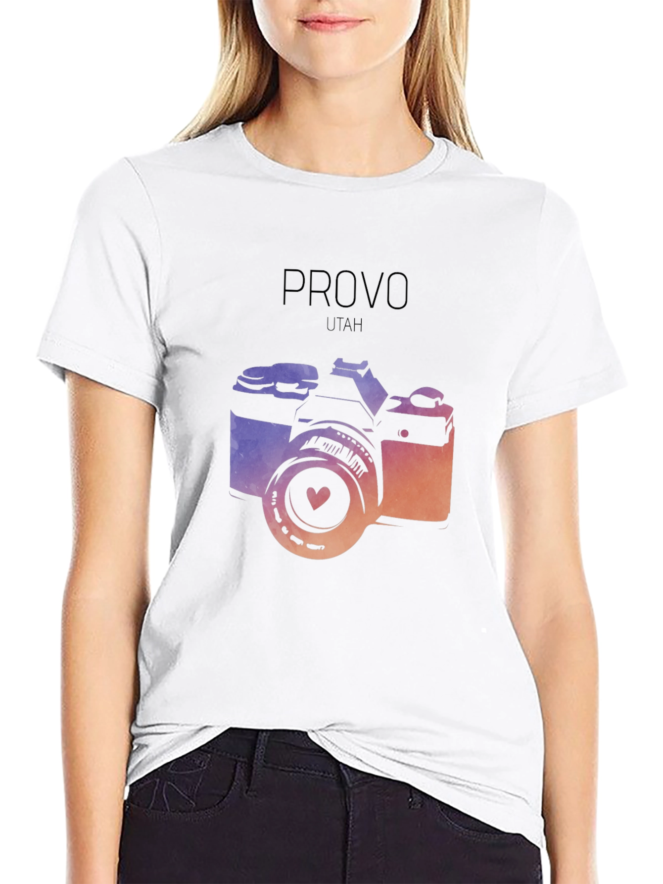 Provo Utah Camera Graphic T-Shirt