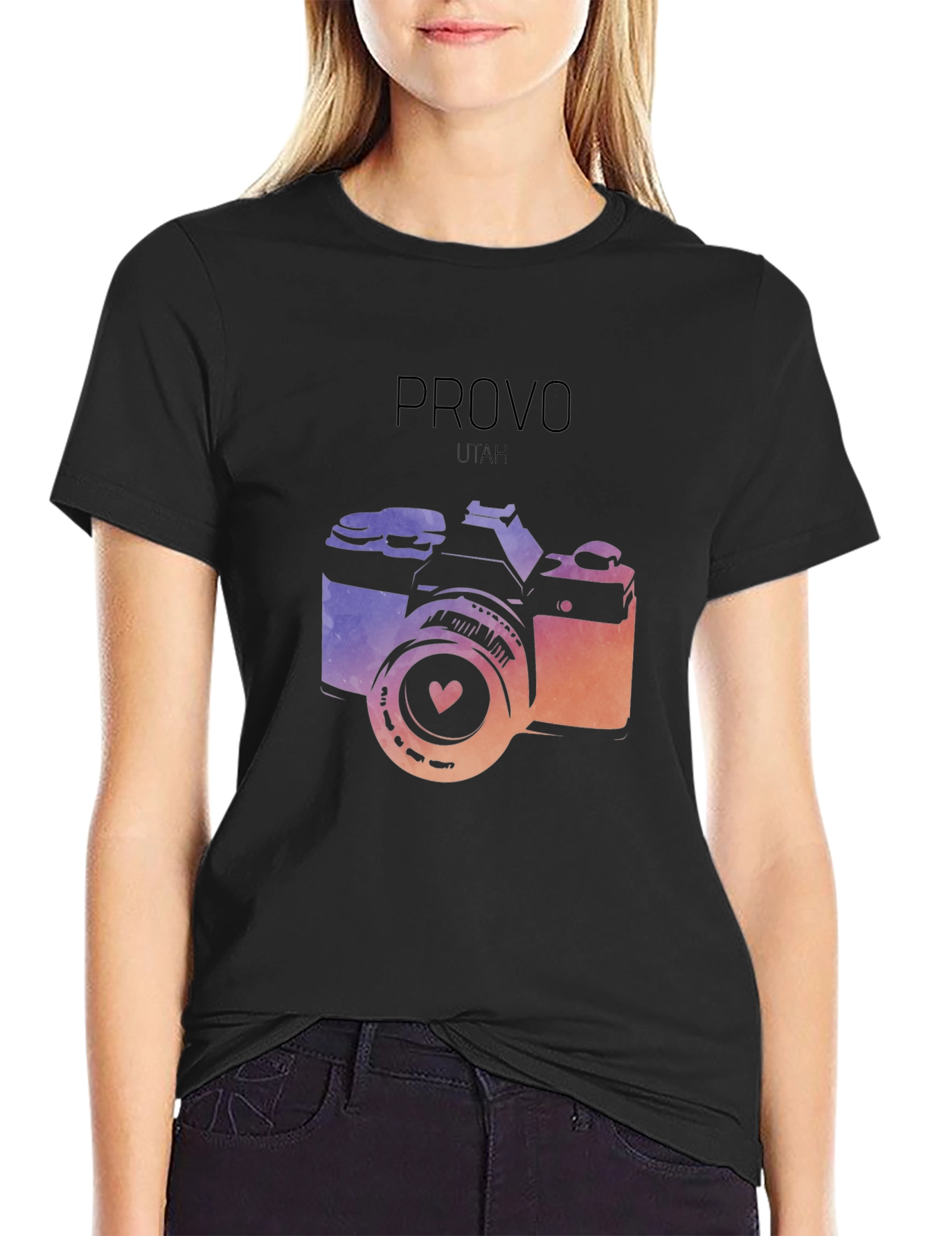 Provo Utah Camera Graphic T-Shirt
