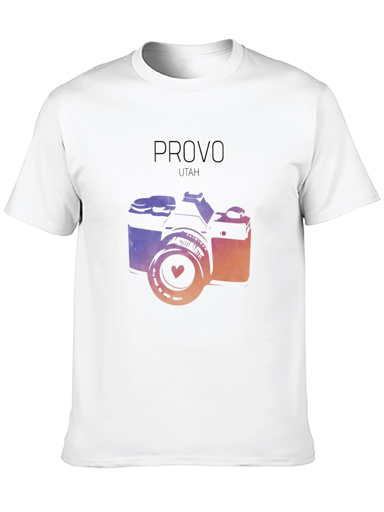 Provo Utah Camera Graphic T-Shirt