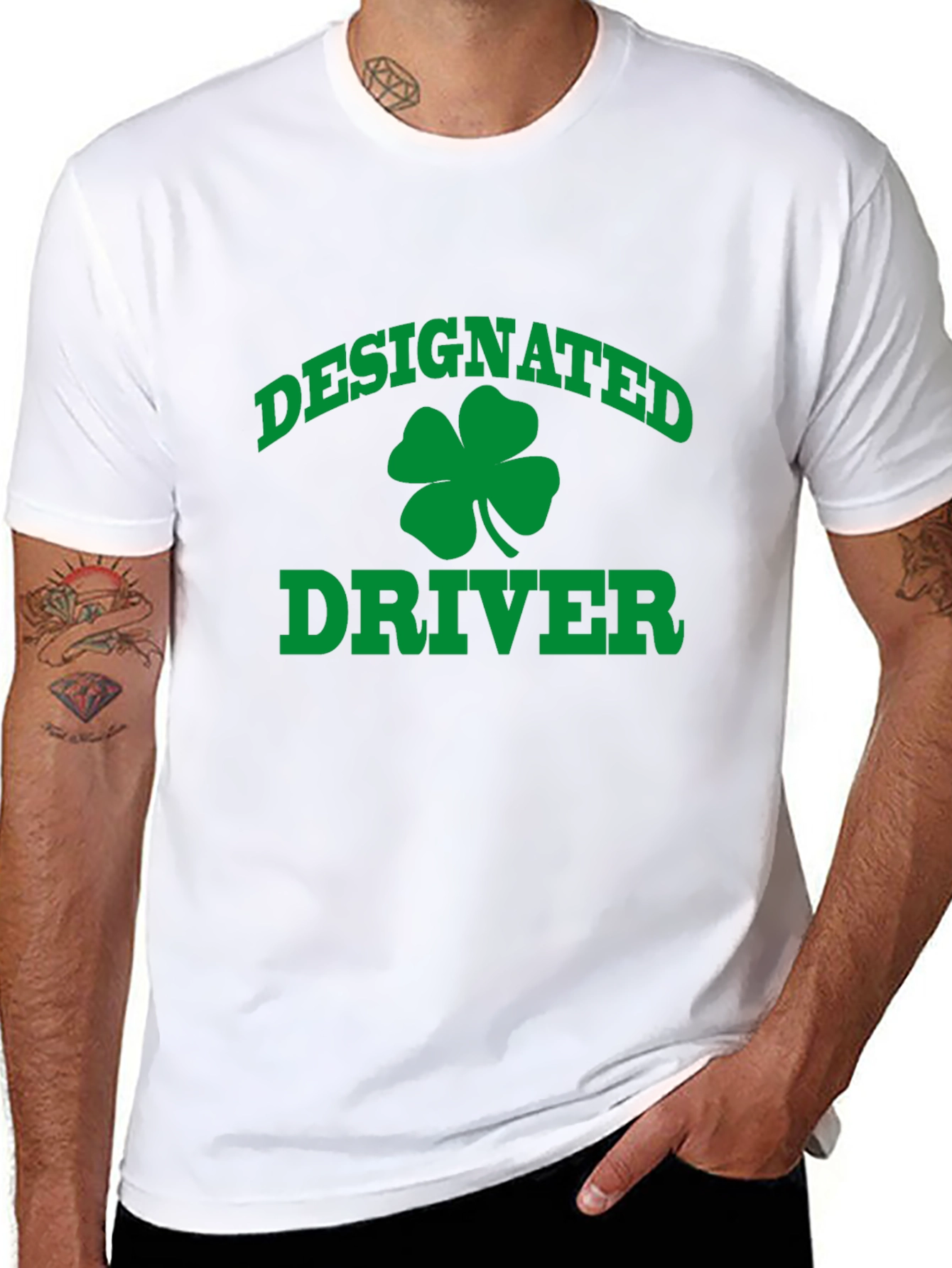 Designated Driver Shamrock St. Patricks Day T-Shirt