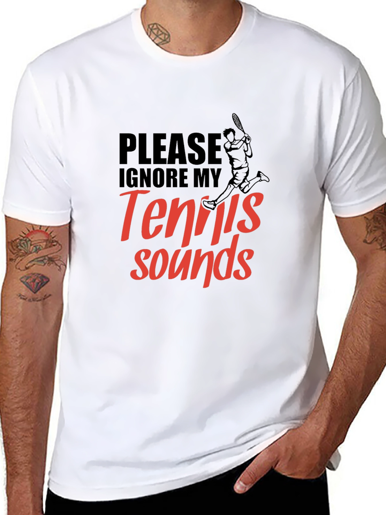 Funny Tennis Player T-Shirt
