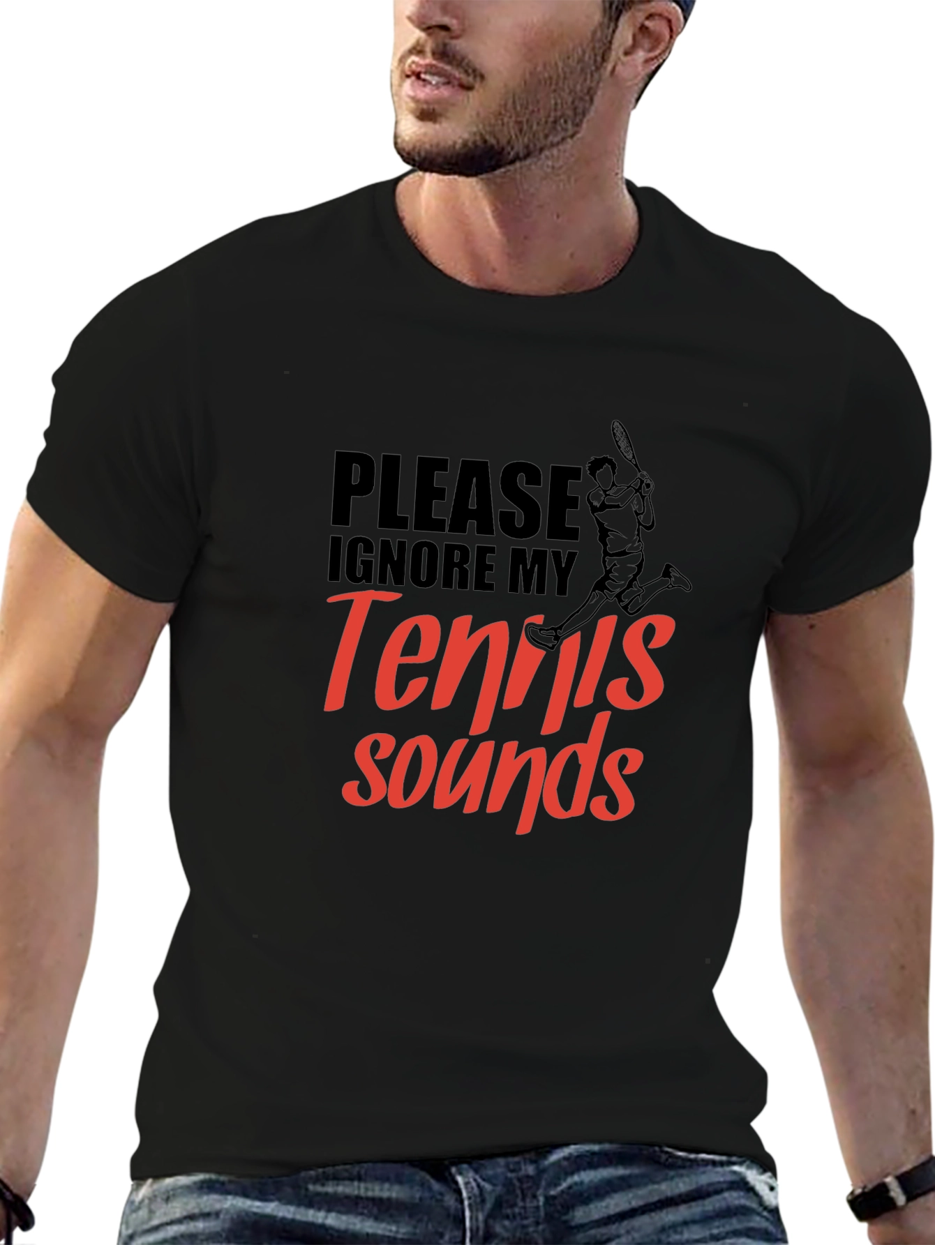 Funny Tennis Player T-Shirt