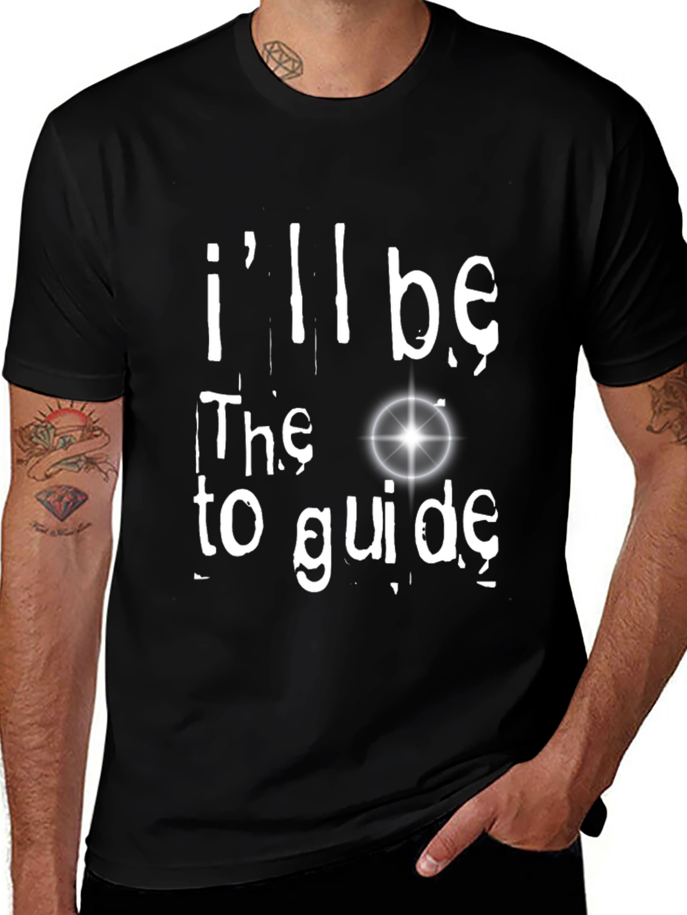 Ill Be the Light to Guide You Black Tee