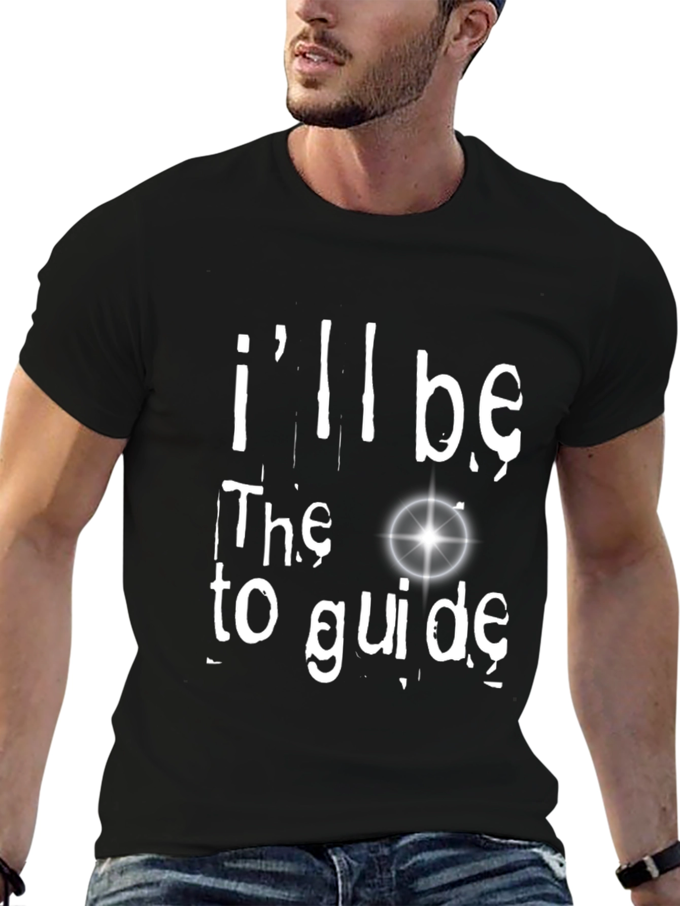 Ill Be the Light to Guide You Black Tee