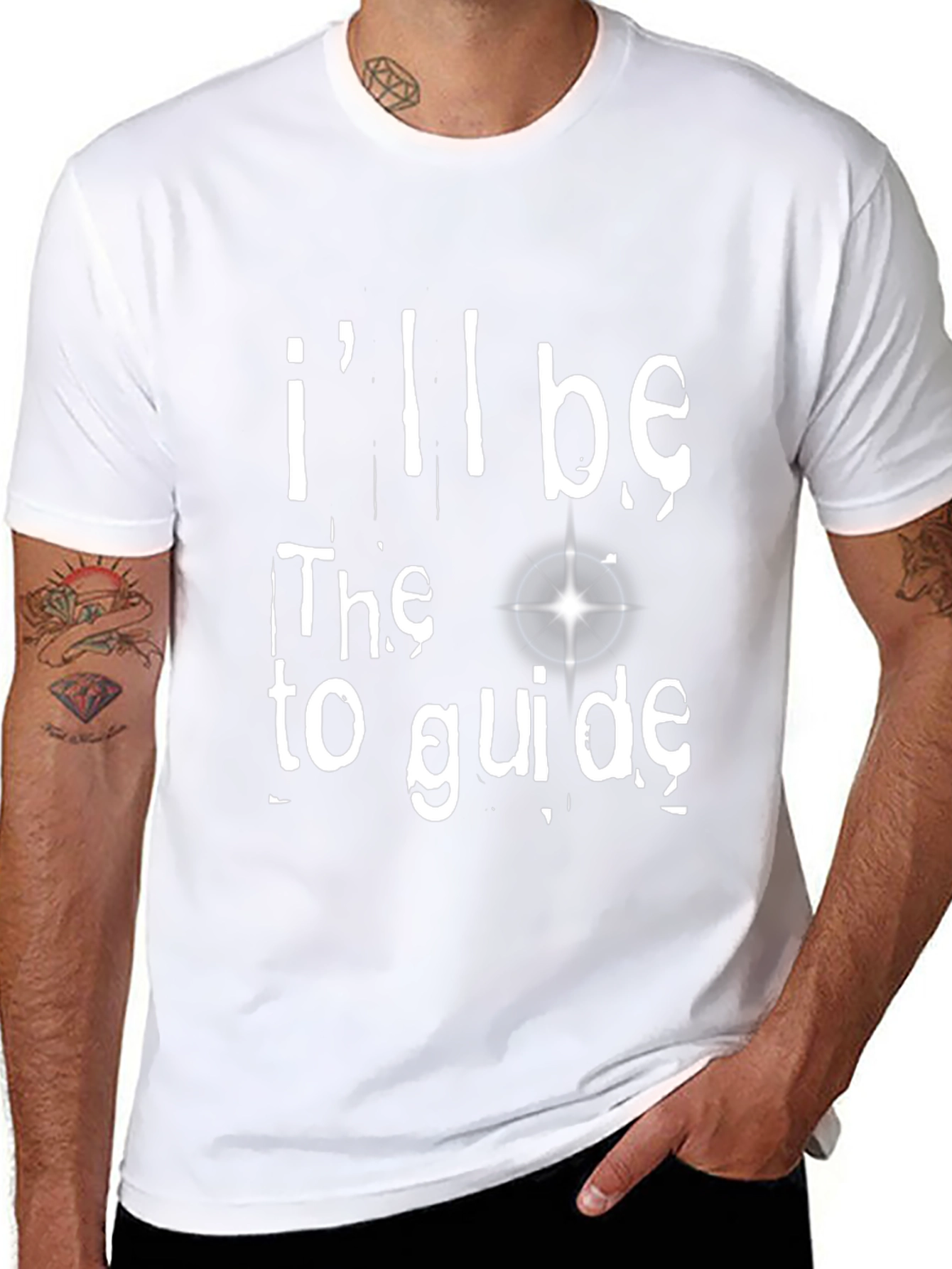 Ill Be the Light to Guide You Black Tee