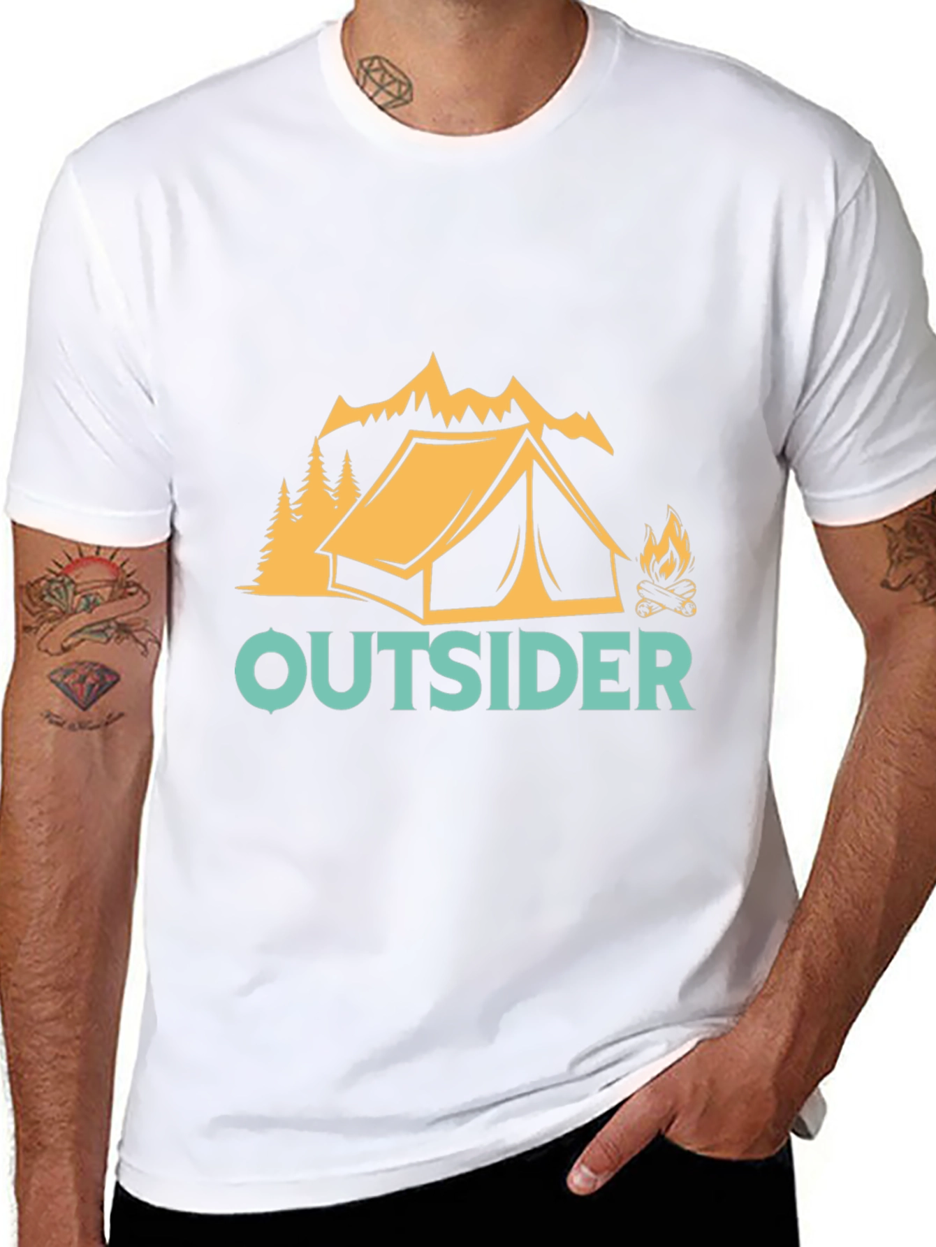 Outsider Camping Graphic Tee