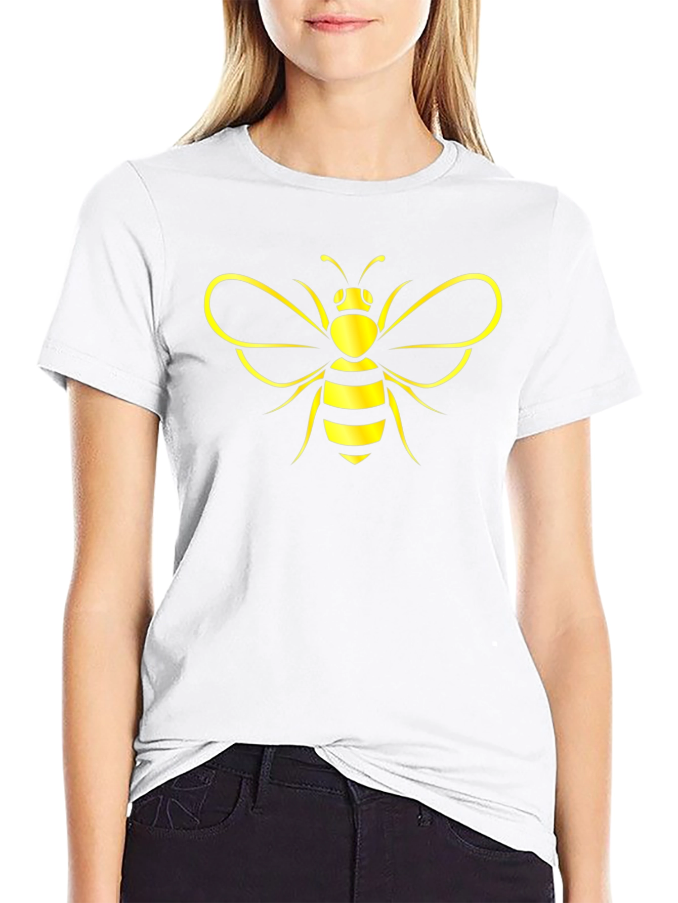 Bee Graphic Black T-Shirt
