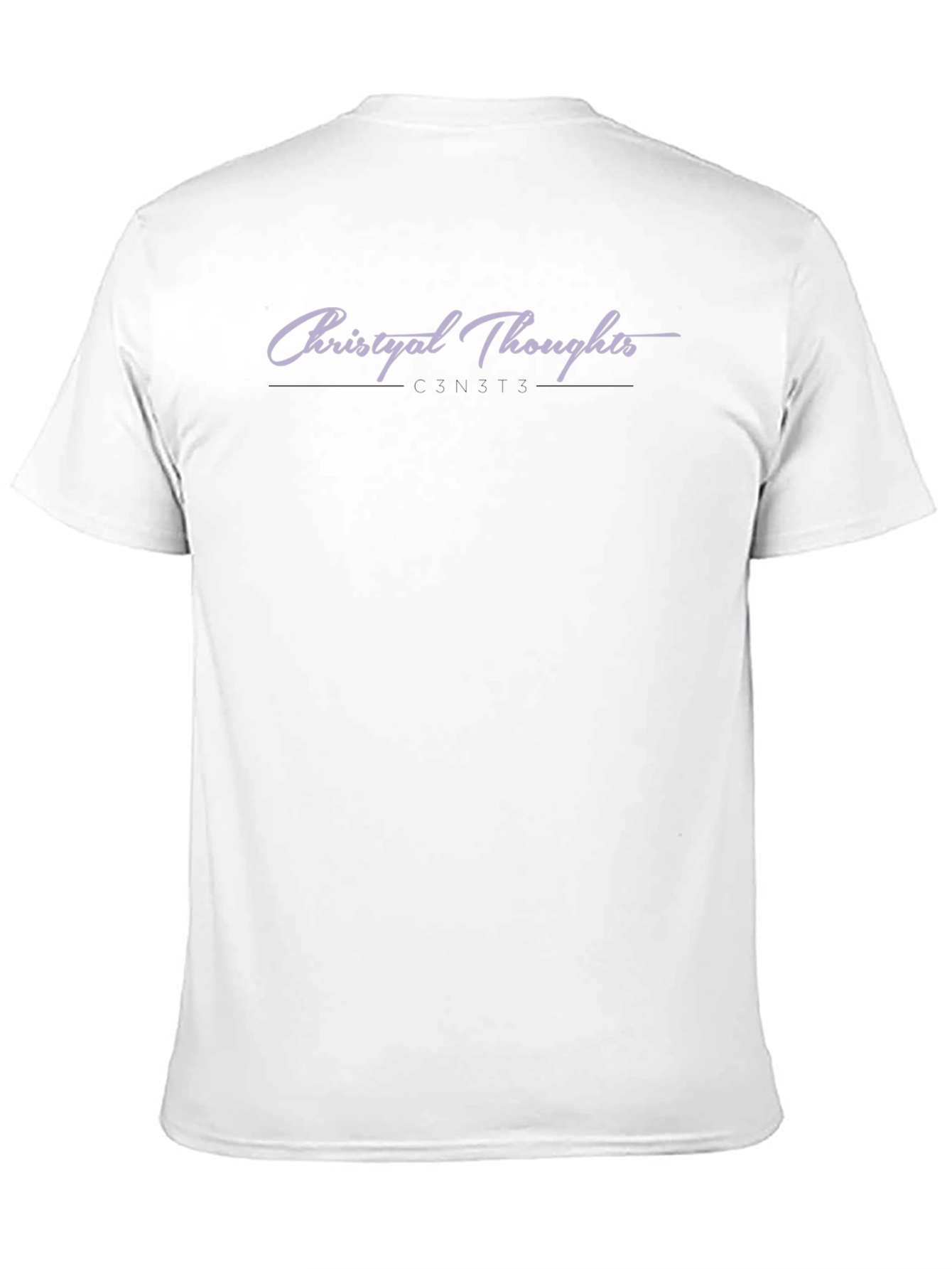 Christyal Thoughts Graphic Black T-Shirt