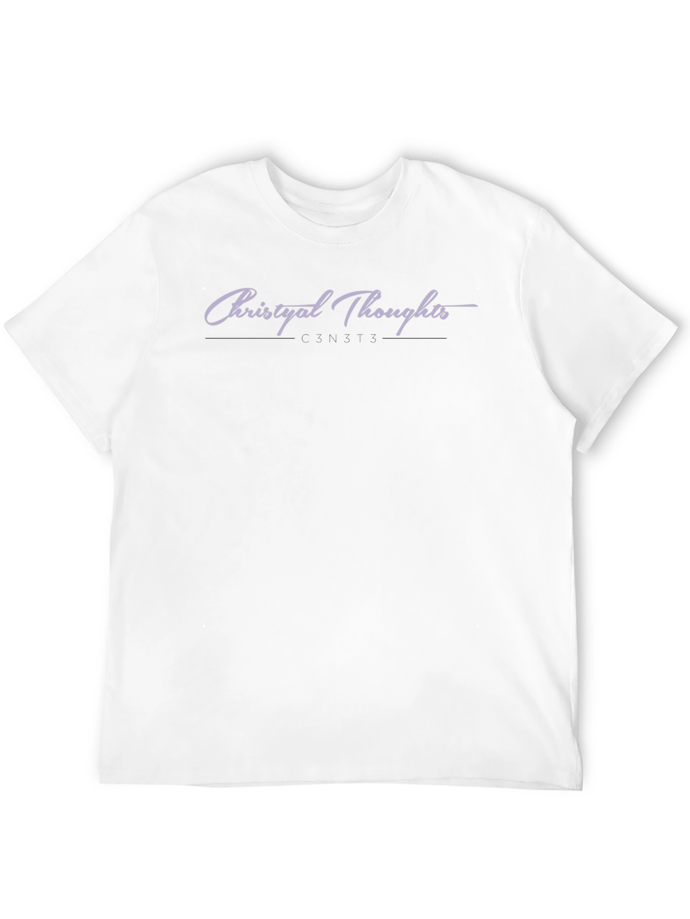 Christyal Thoughts Graphic Black T-Shirt