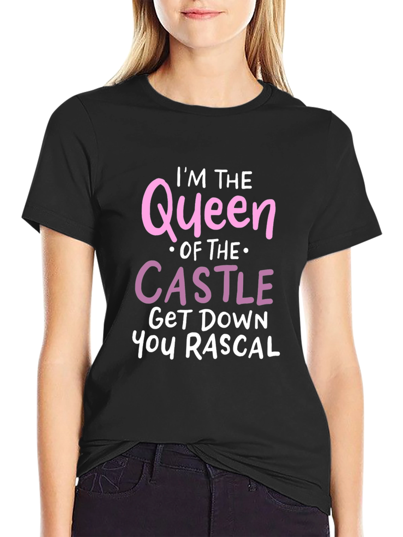 Queen of The Castle Funny Graphic Tee