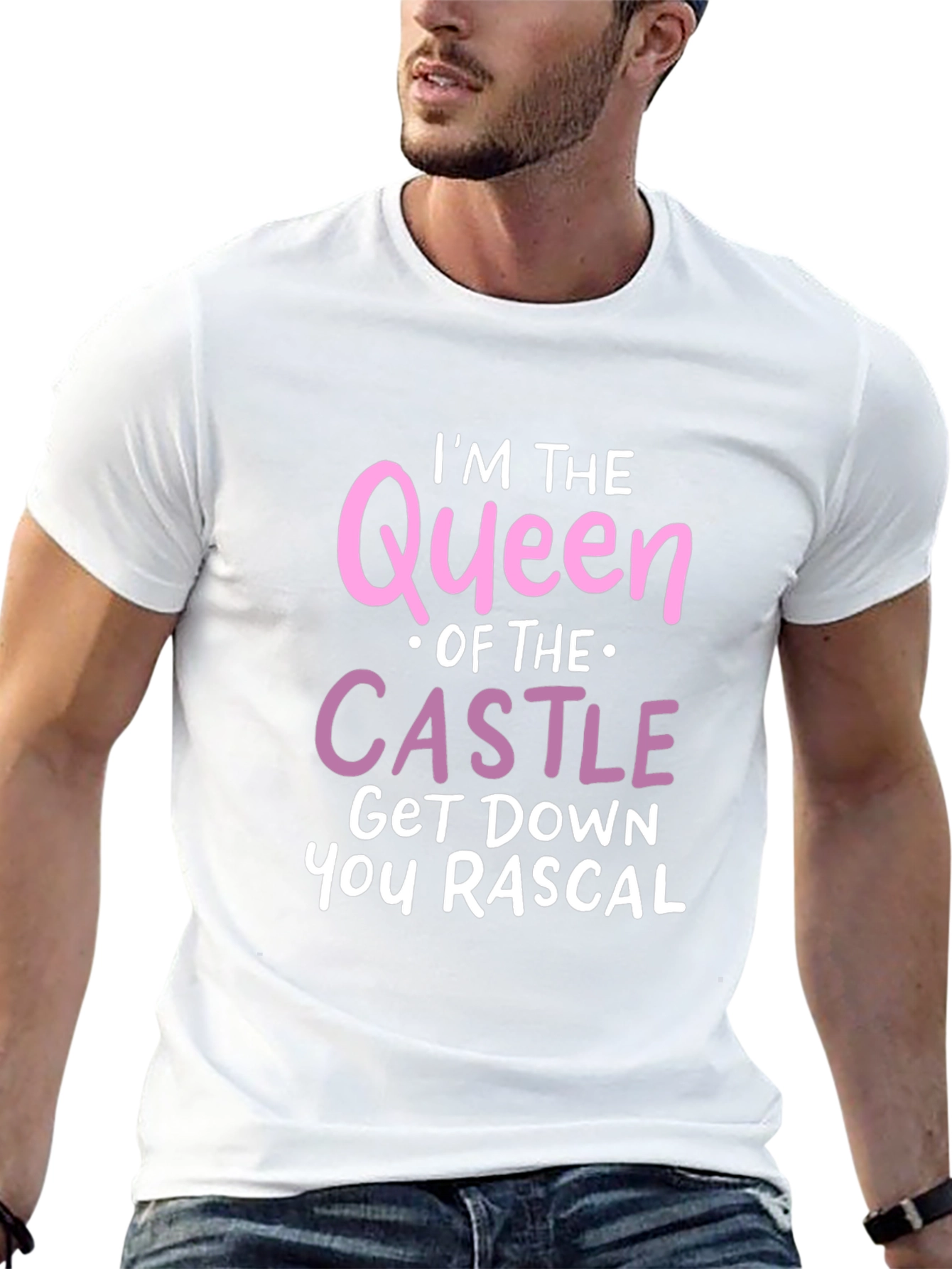 Queen of The Castle Funny Graphic Tee