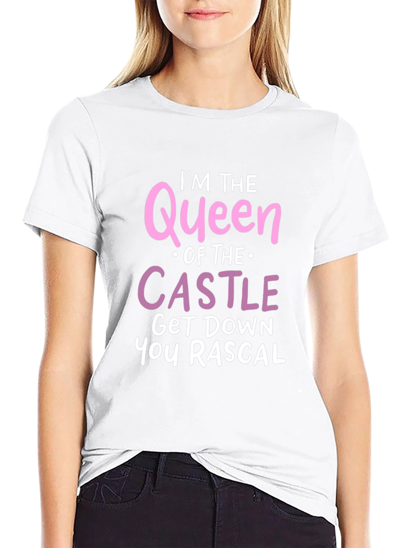 Queen of The Castle Funny Graphic Tee