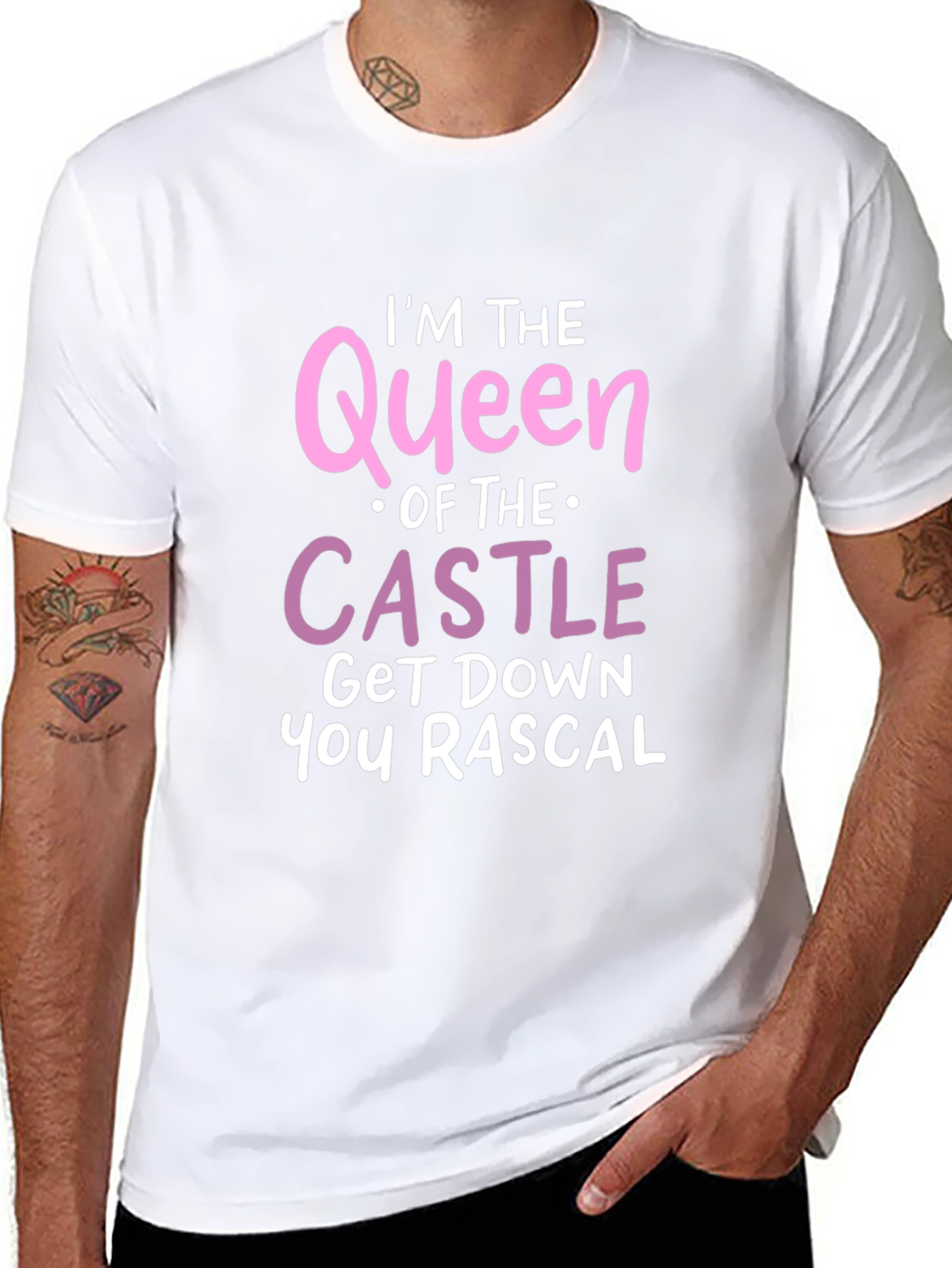Queen of The Castle Funny Graphic Tee