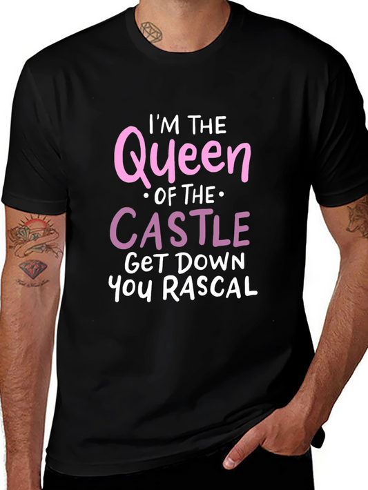 Queen of The Castle Funny Graphic Tee
