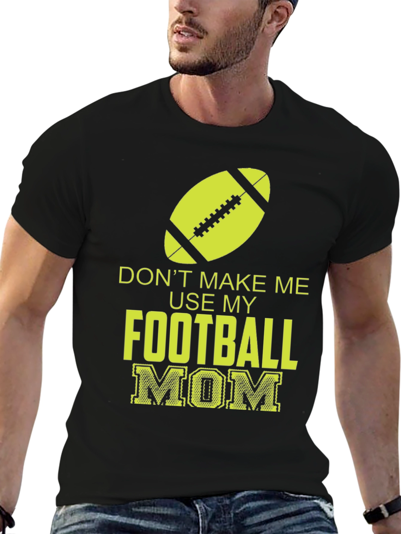 Football Mom Graphic T-Shirt - Sporty & Stylish