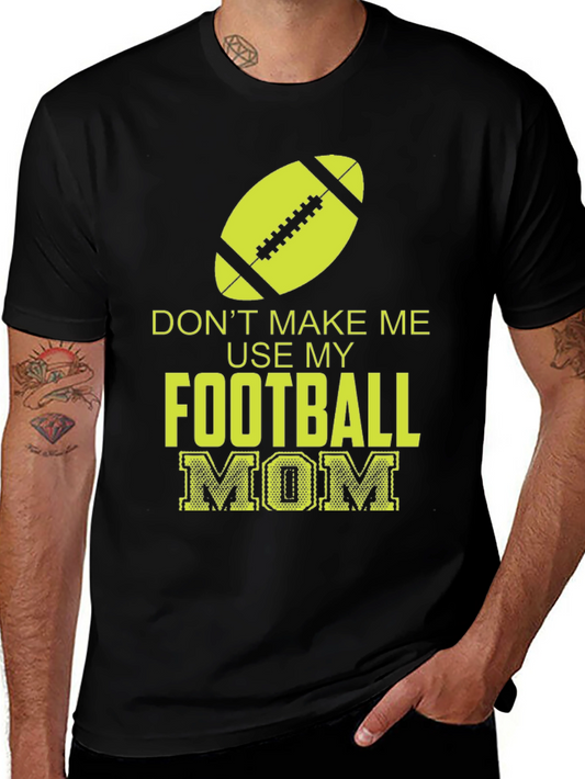 Football Mom Graphic T-Shirt - Sporty & Stylish